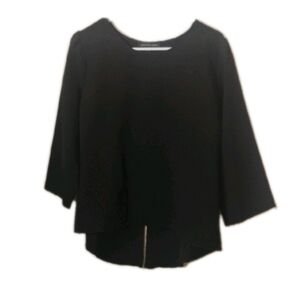 Christina Elegant Black Blouse
